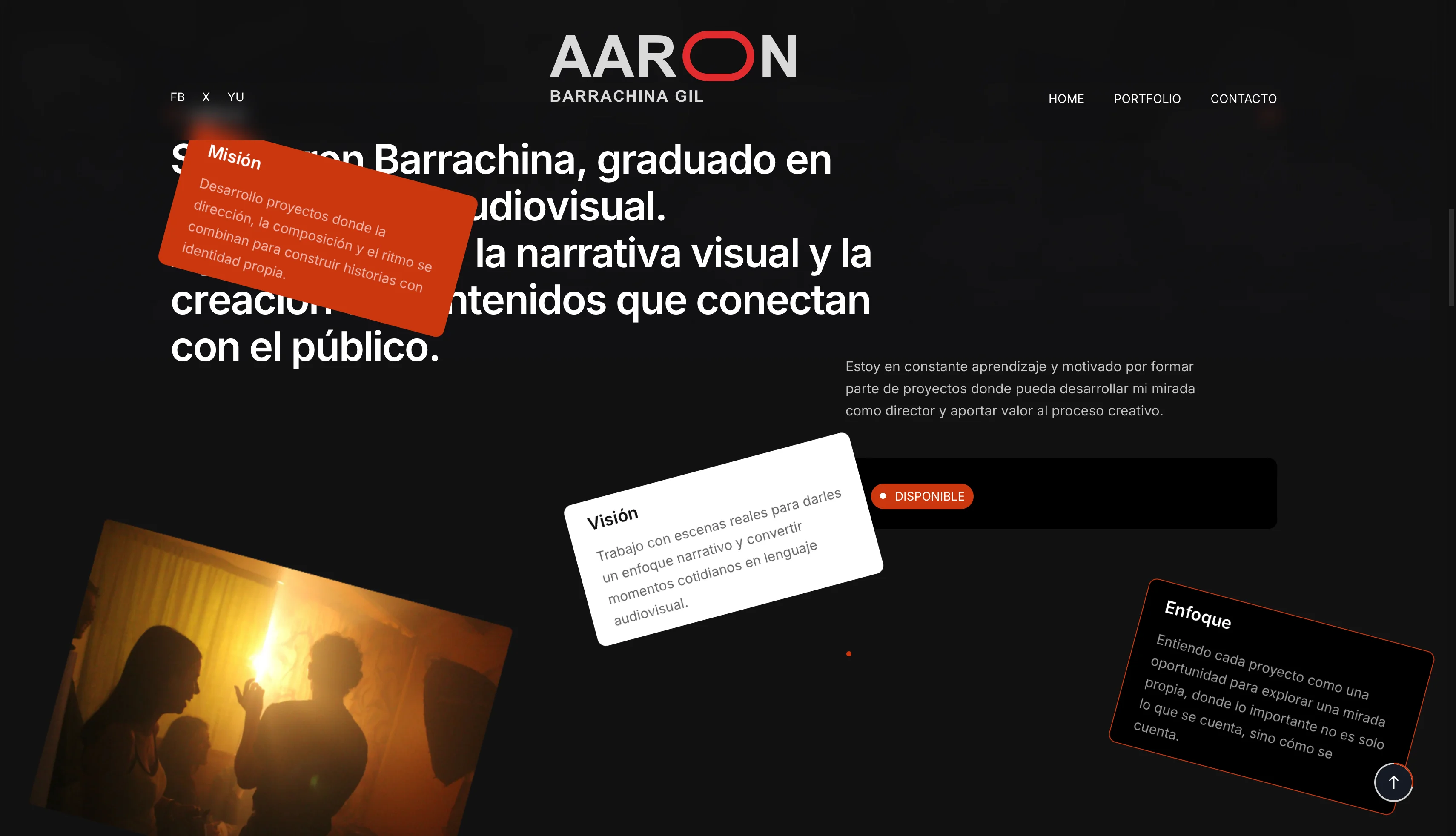 Aaron Barrachina portfolio, Misión · Visión · Enfoque