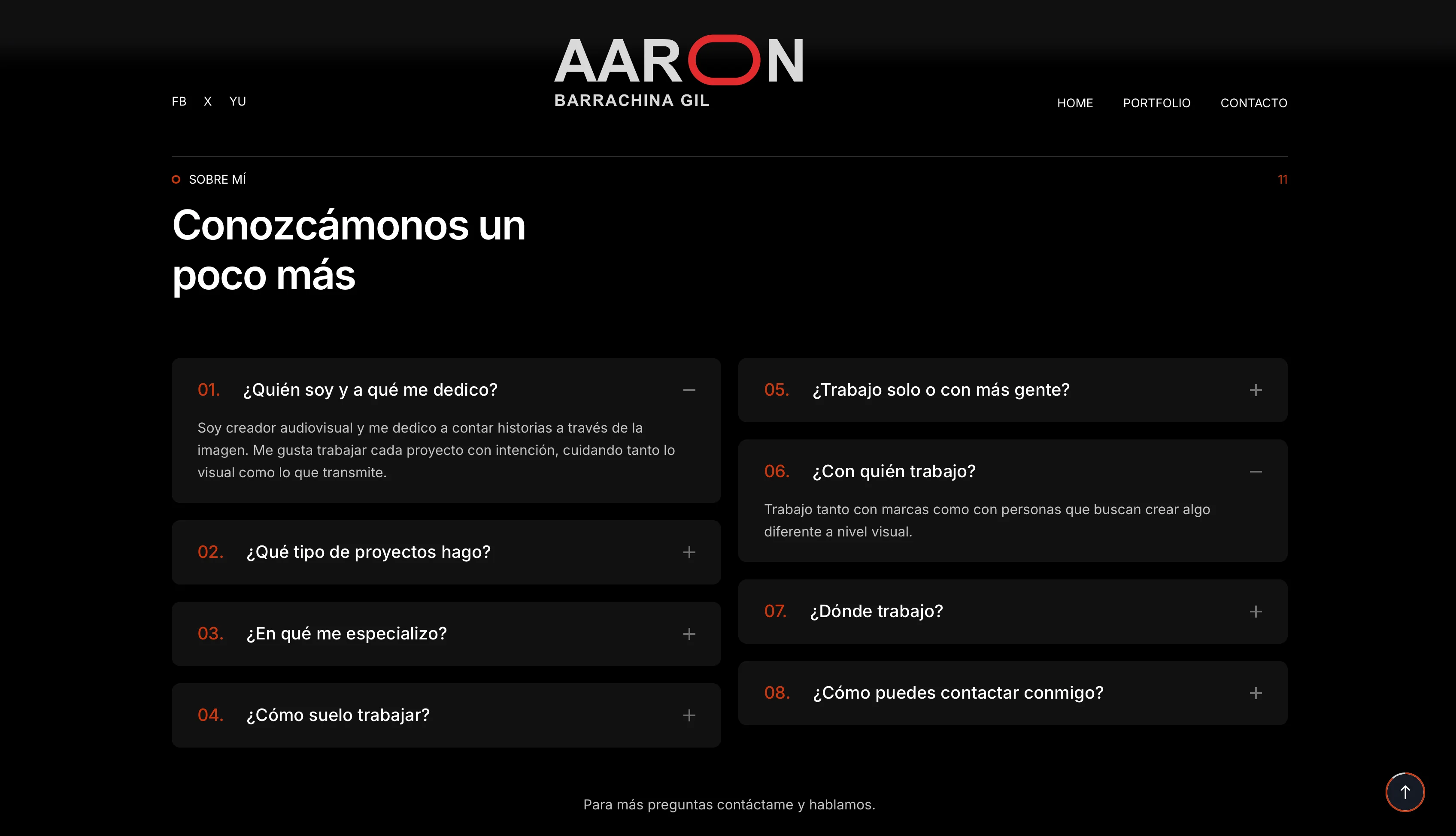 Aaron Barrachina portfolio, Sobre mí