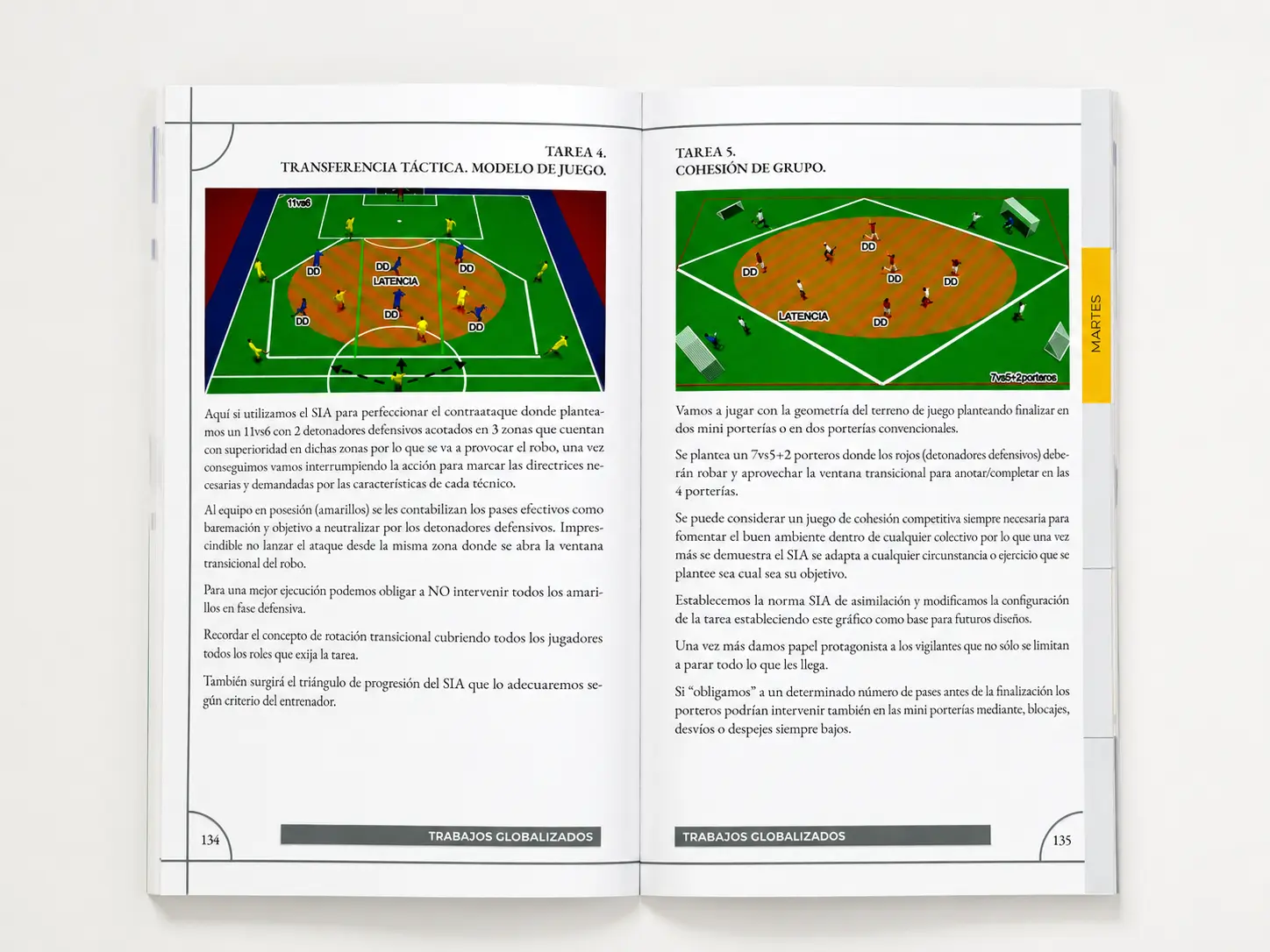 Interior del libro SIA, tareas de entrenamiento