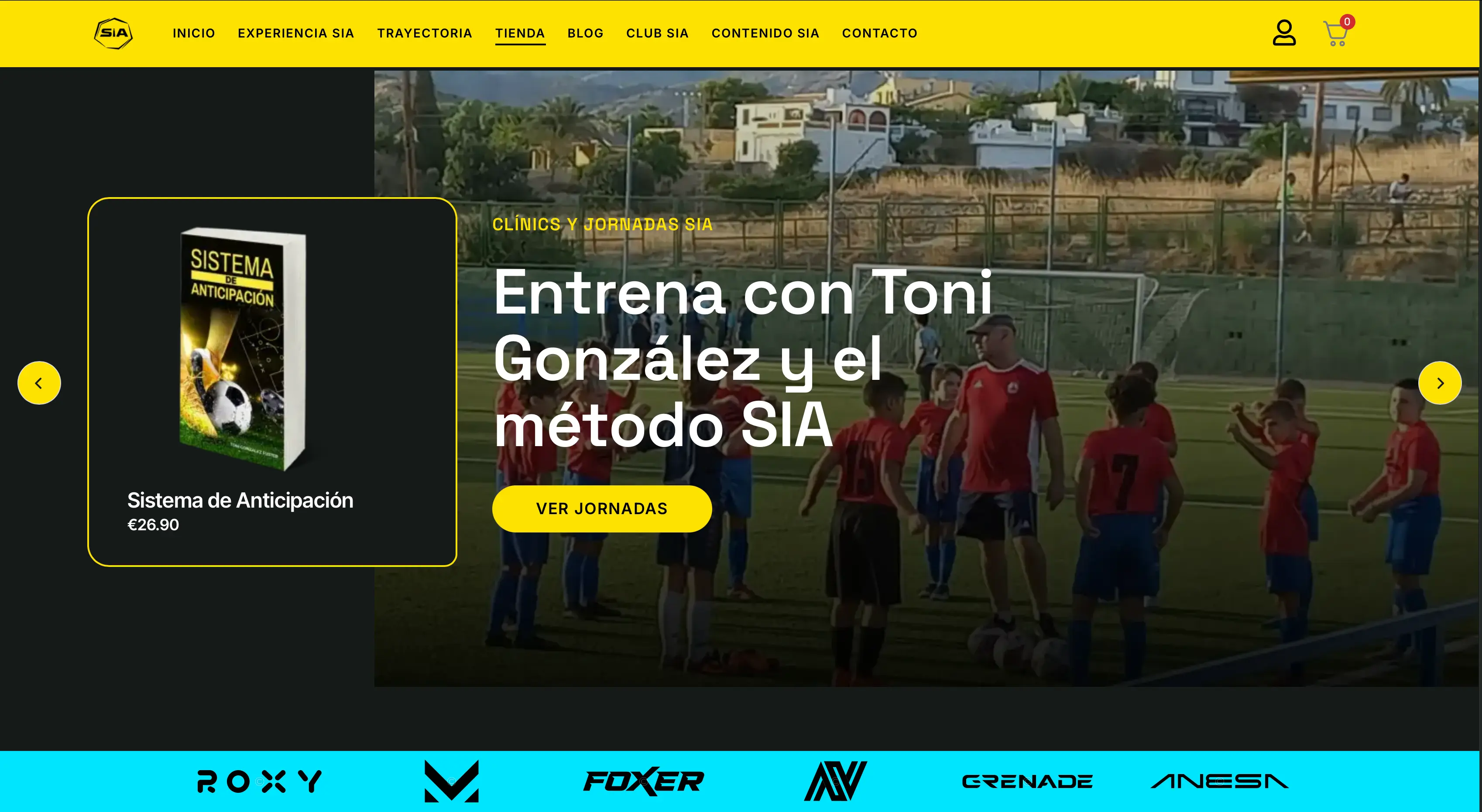 Vista principal, SIA Sistema de Anticipación