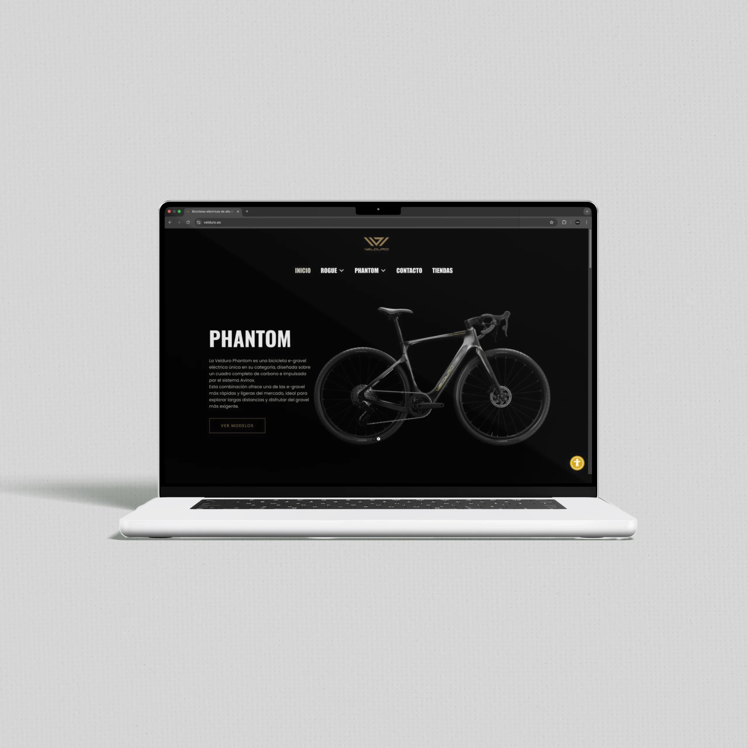 Velduro España, web diseñada por ARKO